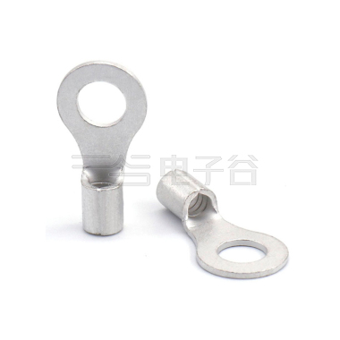 O形无绝缘端子 镀锡 螺栓孔径8.4 接线4-6mm²(12-10AWG)